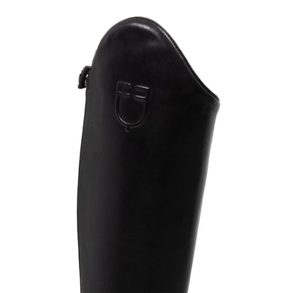 Equestro Neptune unisex leather boots with rear zipper