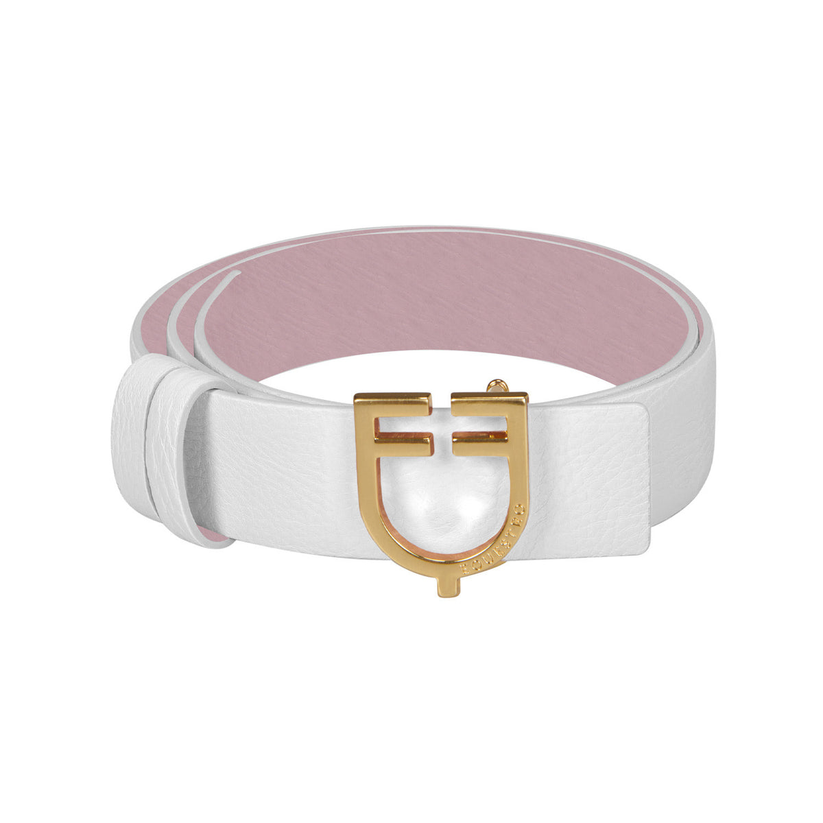 Equestro Double face smooth leather belt