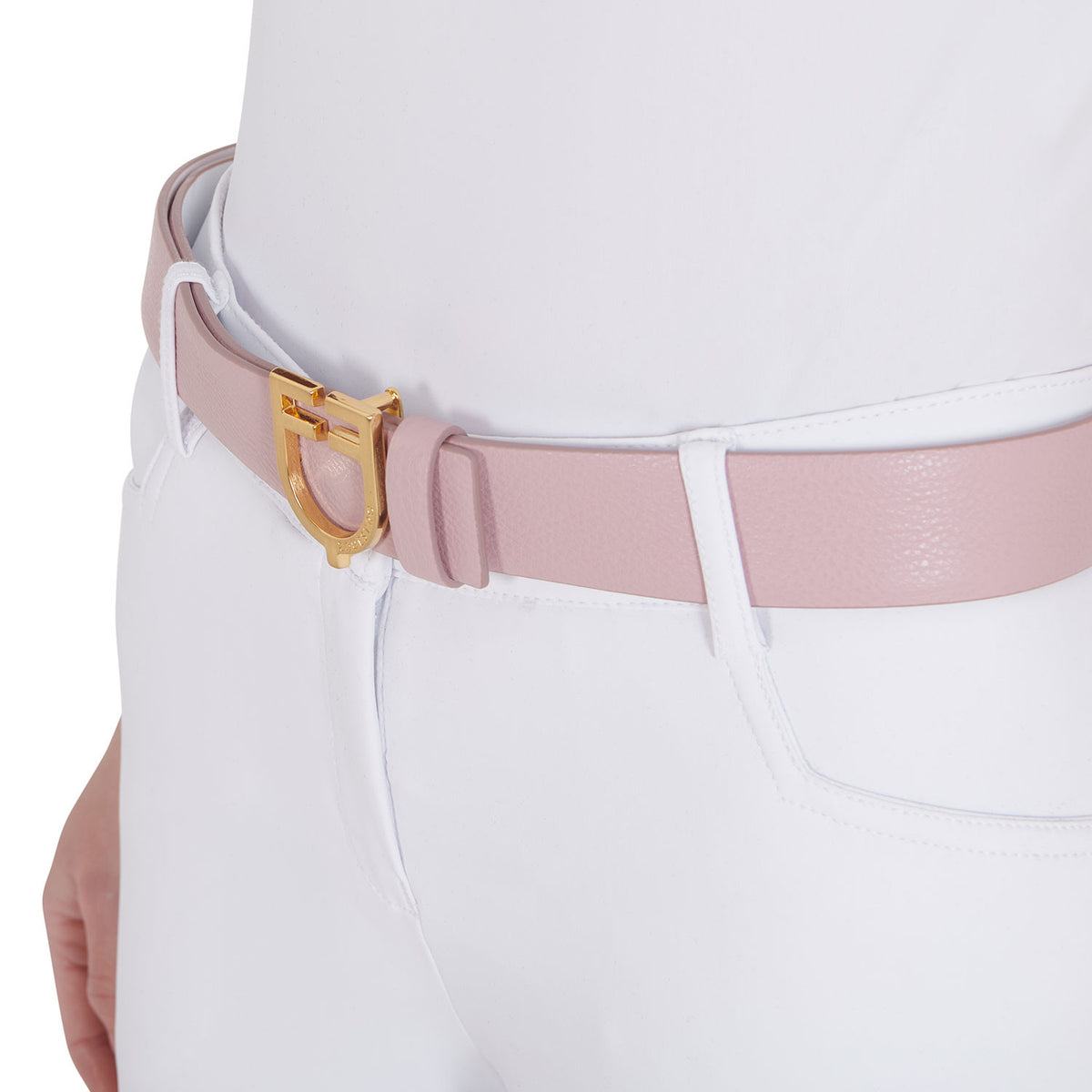 Equestro Double face smooth leather belt