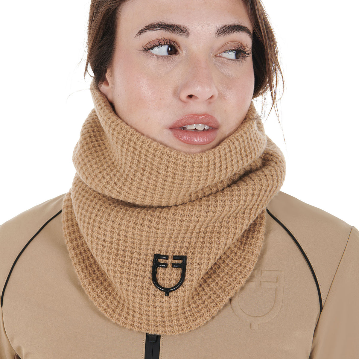 Equestro Unisex wool neck gaiter