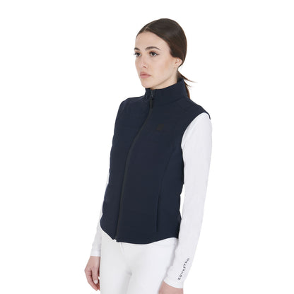 Equestro Women's vest in breathable technical fabric
