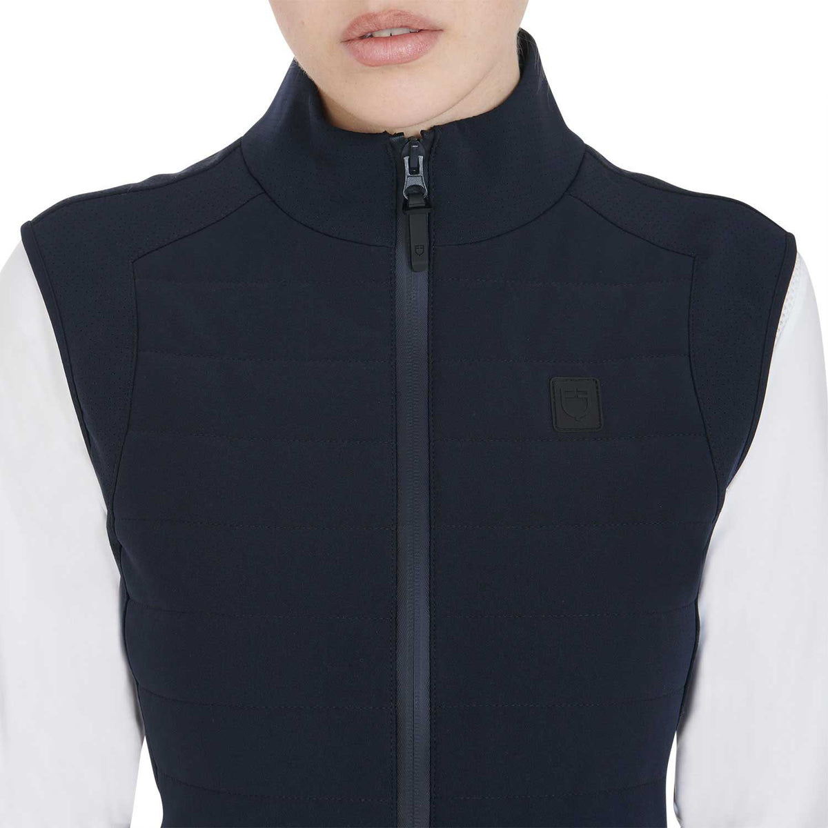 Equestro Women's vest in breathable technical fabric