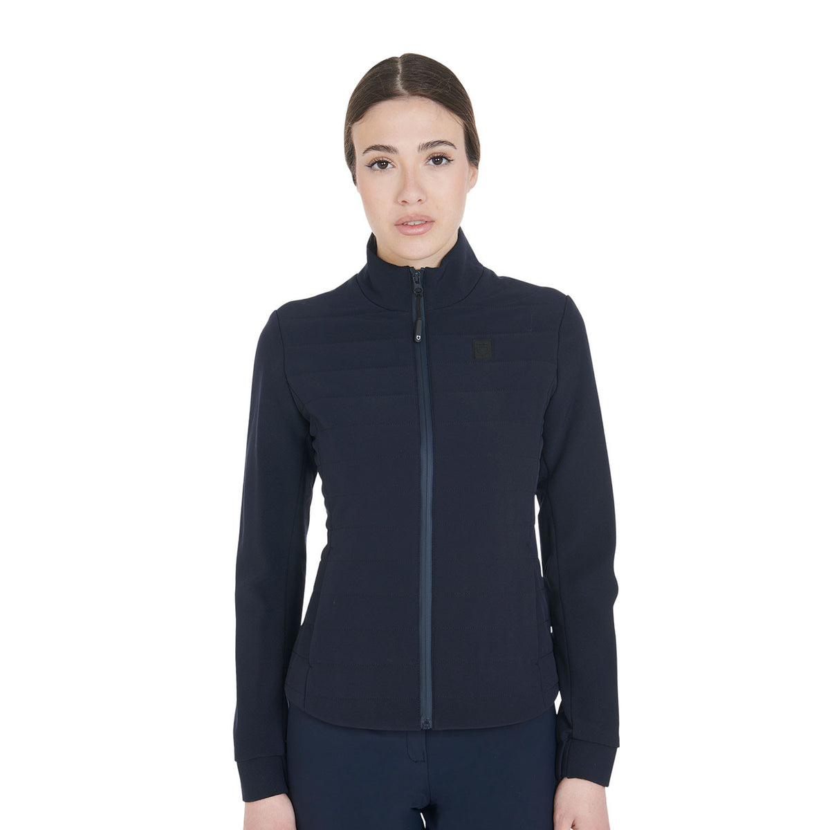 Equestro Women's jacket in technical and perforated fabric