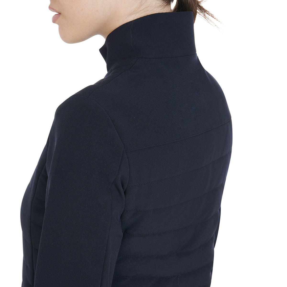 Equestro Women's jacket in technical and perforated fabric