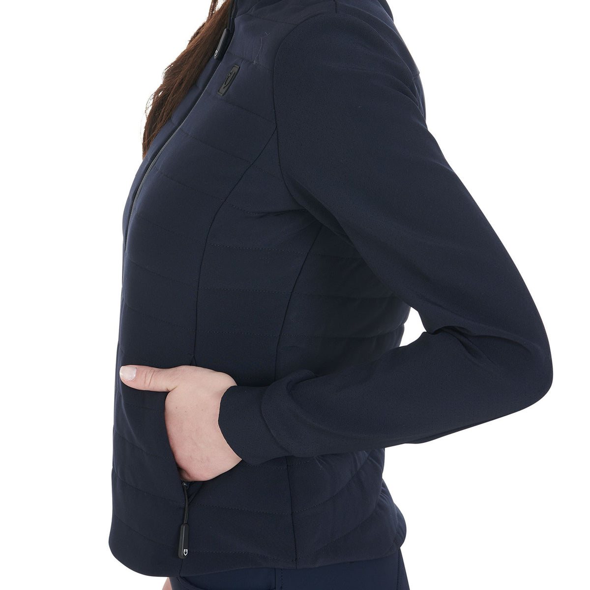 Equestro Women's jacket in technical and perforated fabric