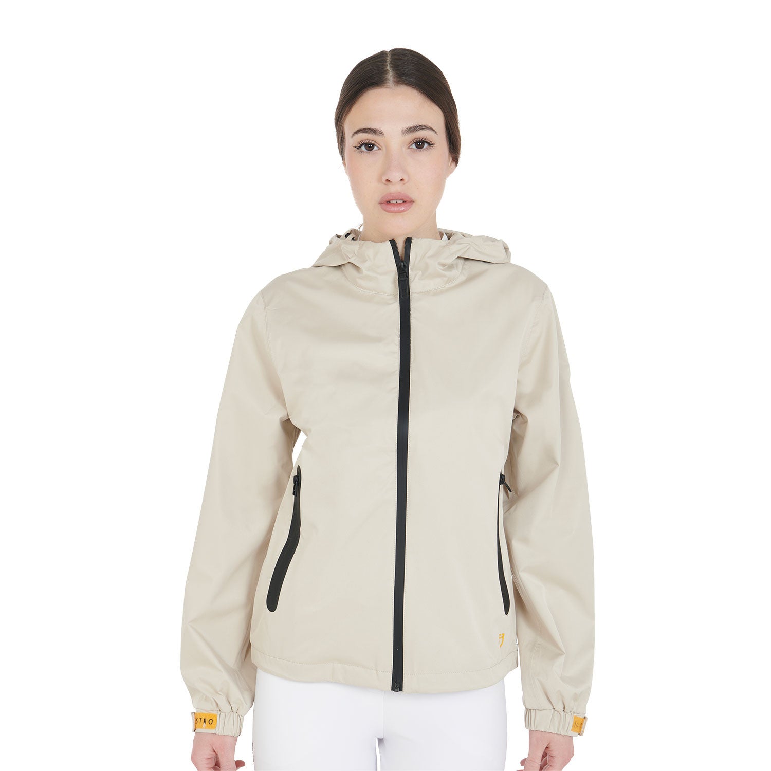 Equestro Women's three-layer technical raincoat