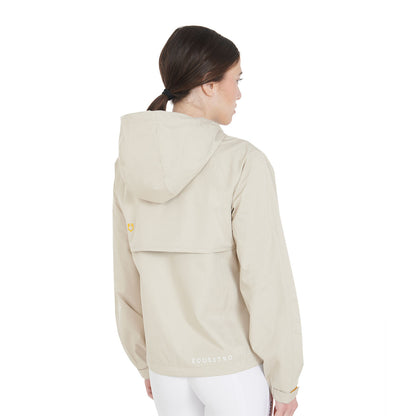Equestro Women's three-layer technical raincoat
