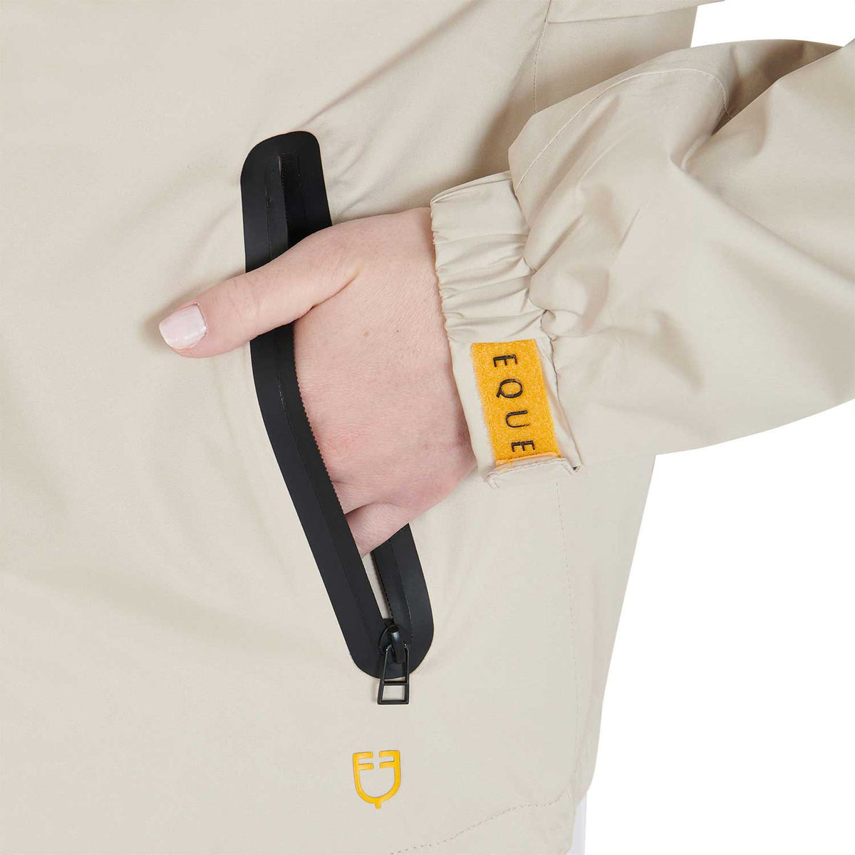 Equestro Women's three-layer technical raincoat
