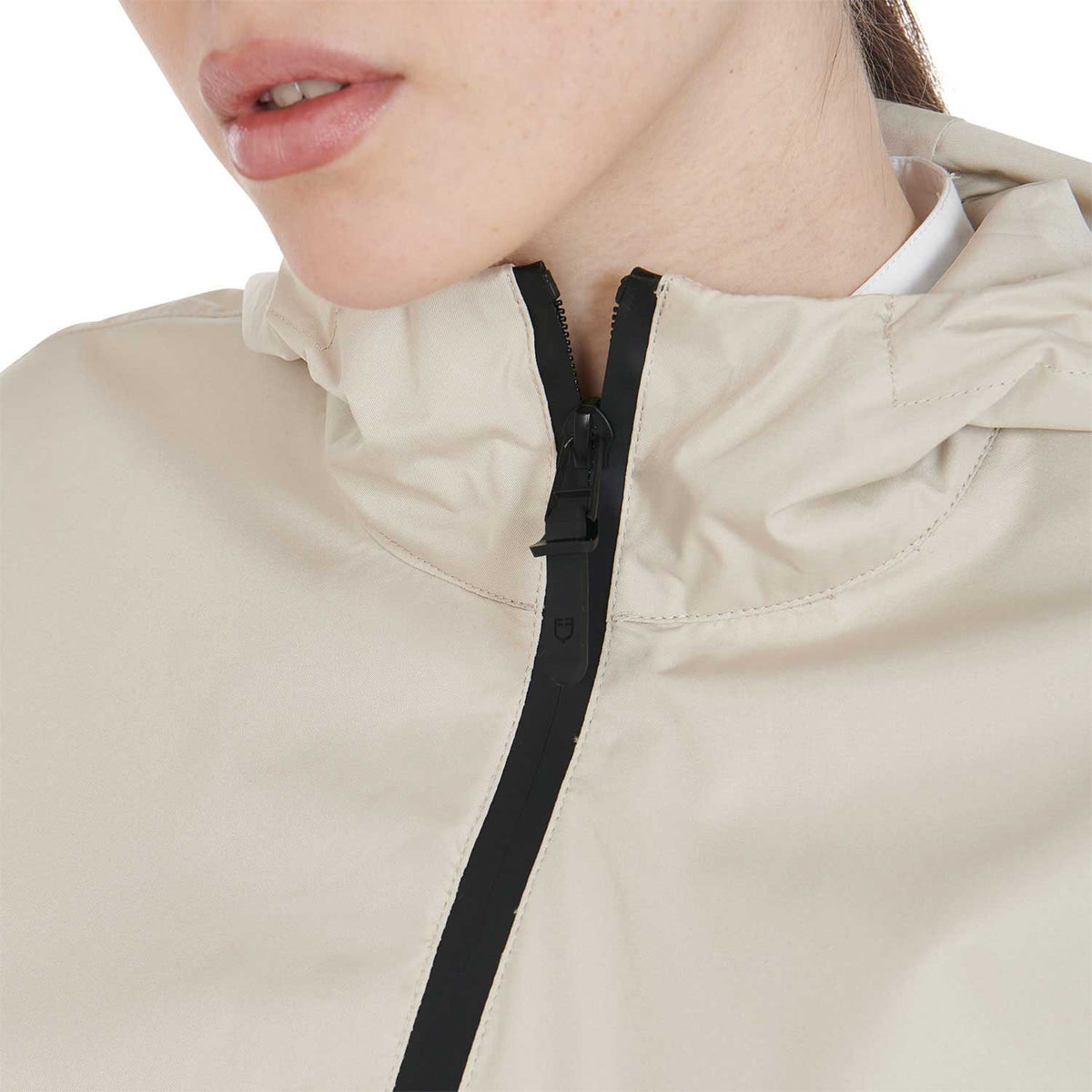 Equestro Women's three-layer technical raincoat