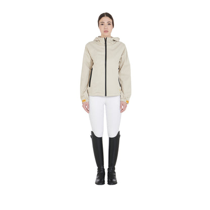 Equestro Women's three-layer technical raincoat