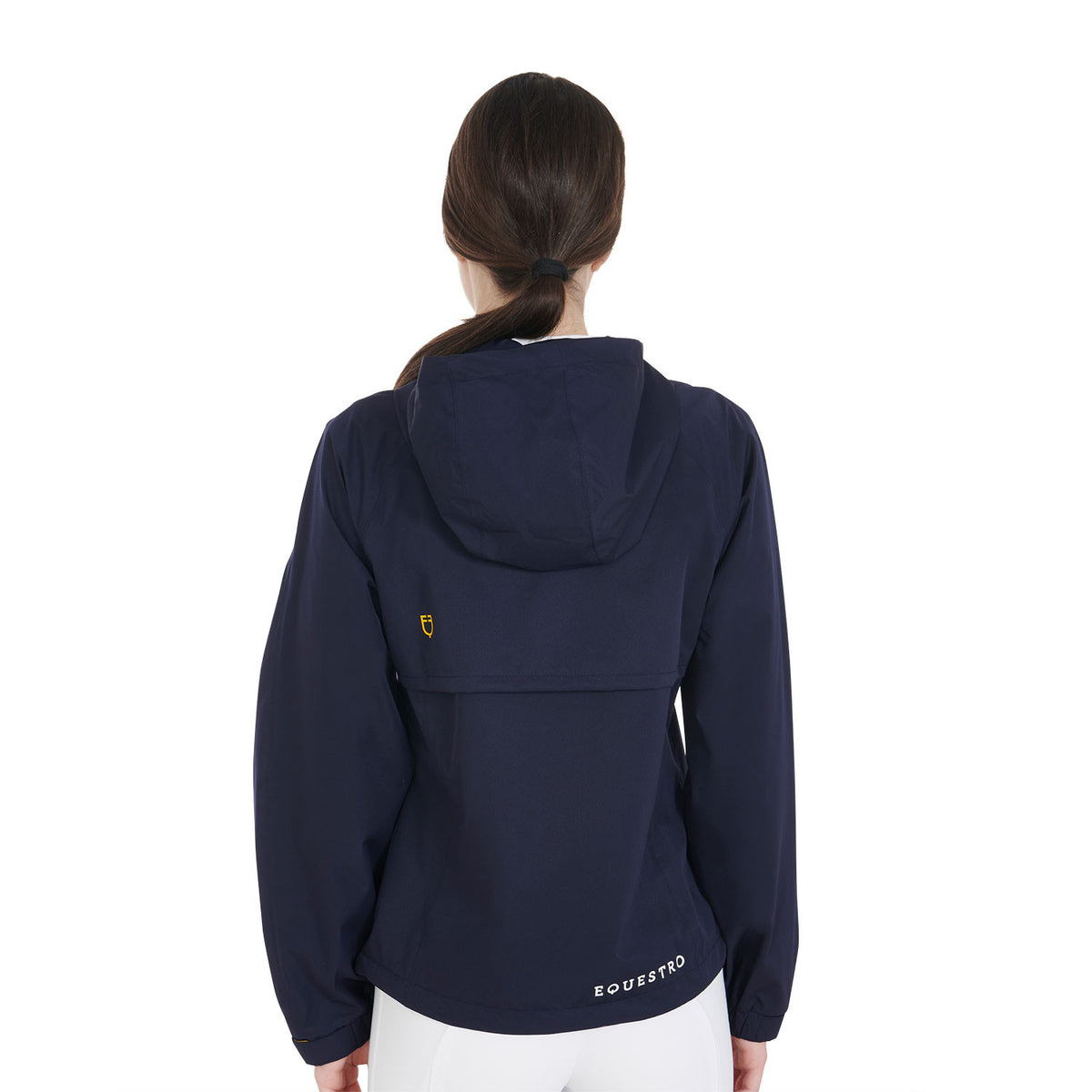 Equestro Women's three-layer technical raincoat