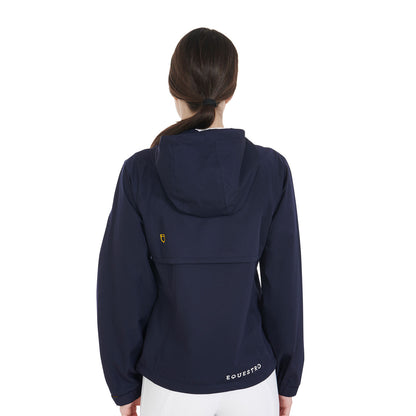 Equestro Women's three-layer technical raincoat