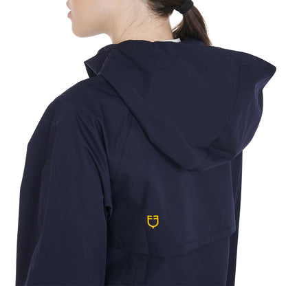 Equestro Women's three-layer technical raincoat