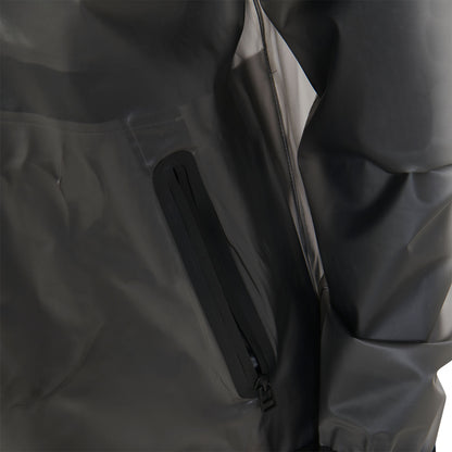Equestro Women's transparent technical raincoat