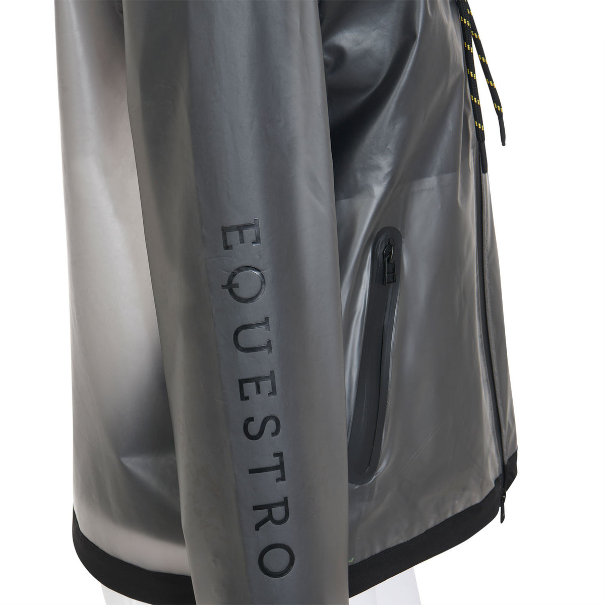 Equestro Women's transparent technical raincoat