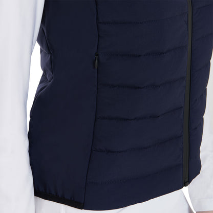 Equestro Women's vest in windproof technical fabric