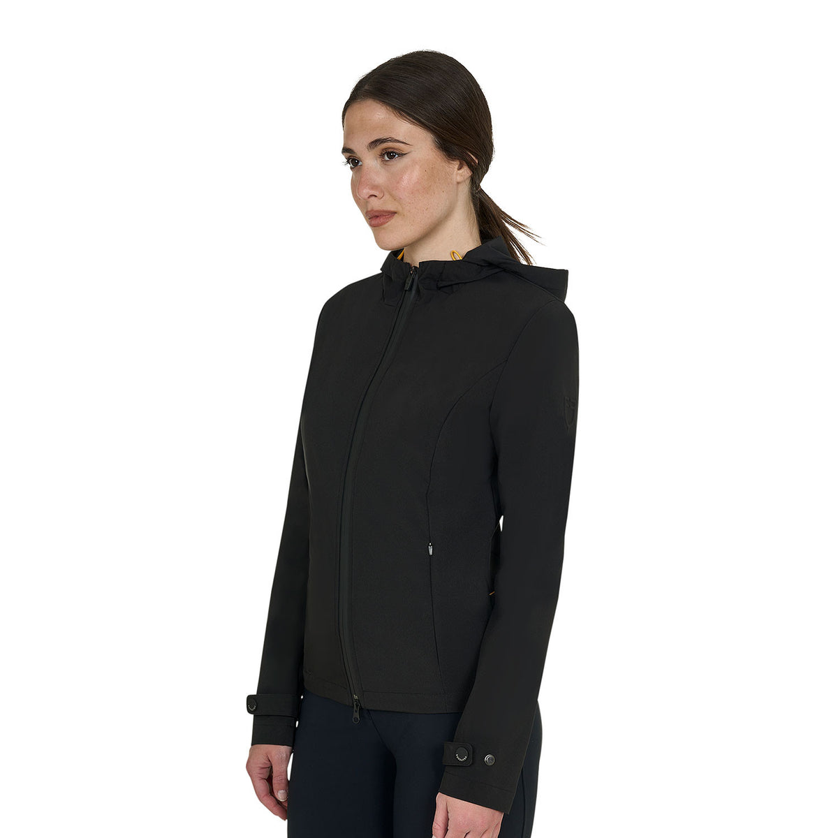Equestro Women's slim fit softshell jacket with windproof zip