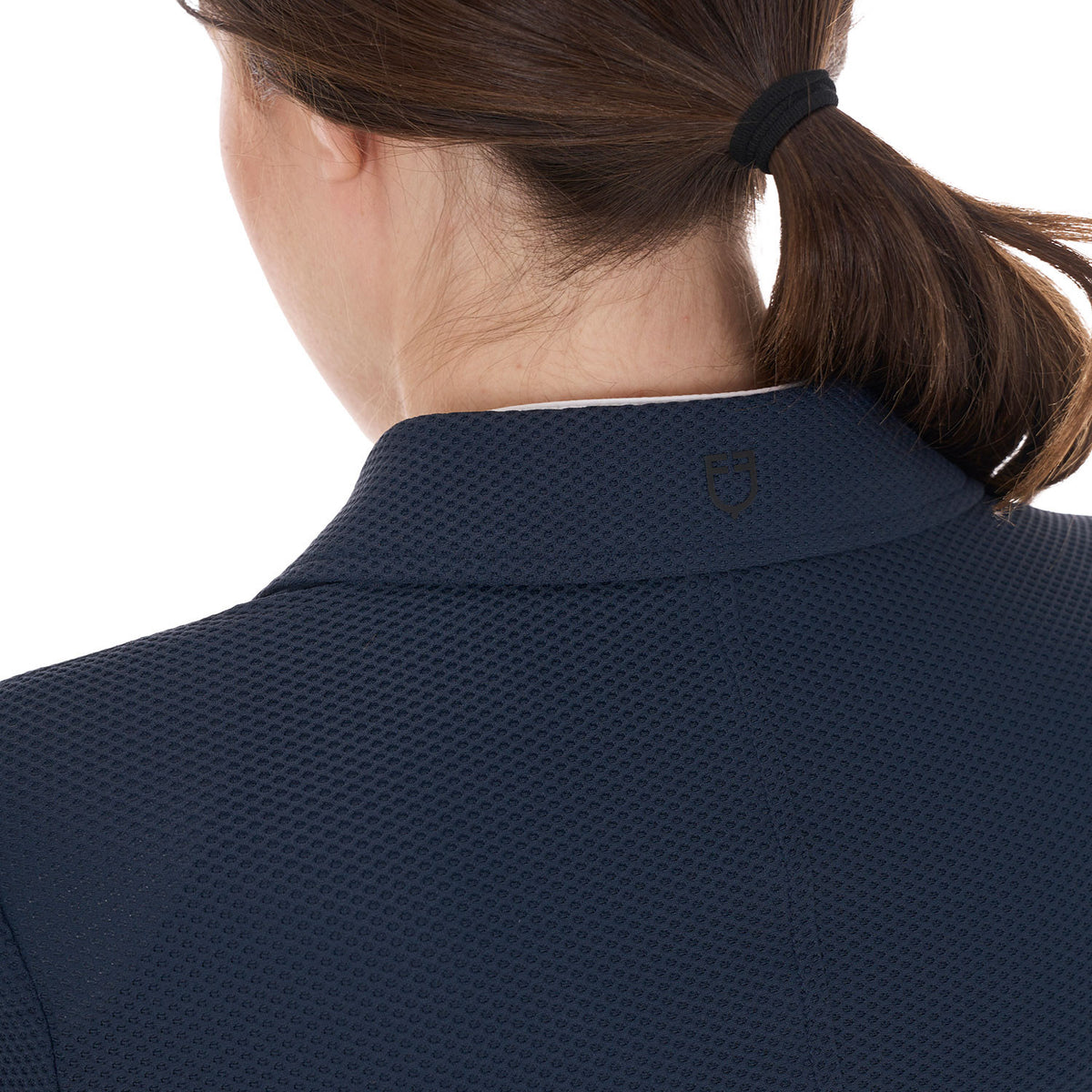 Equestro Women's competition jacket four buttons perforated fabric
