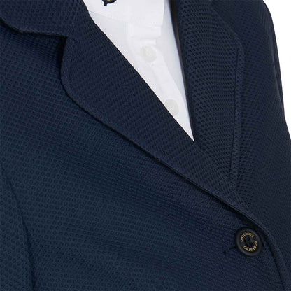 Equestro Women's competition jacket four buttons perforated fabric