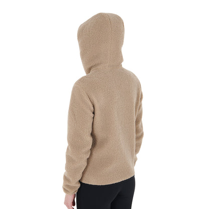 Equestro Women's sweatshirt in fleece with front pocket