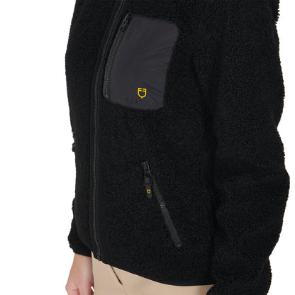Equestro Women's sweatshirt in fleece with front pocket