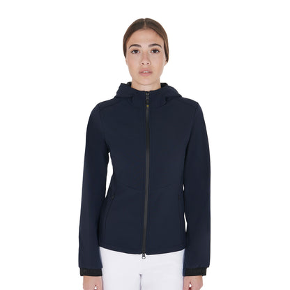 Equestro Women's slim fit softshell jacket with concealed pockets