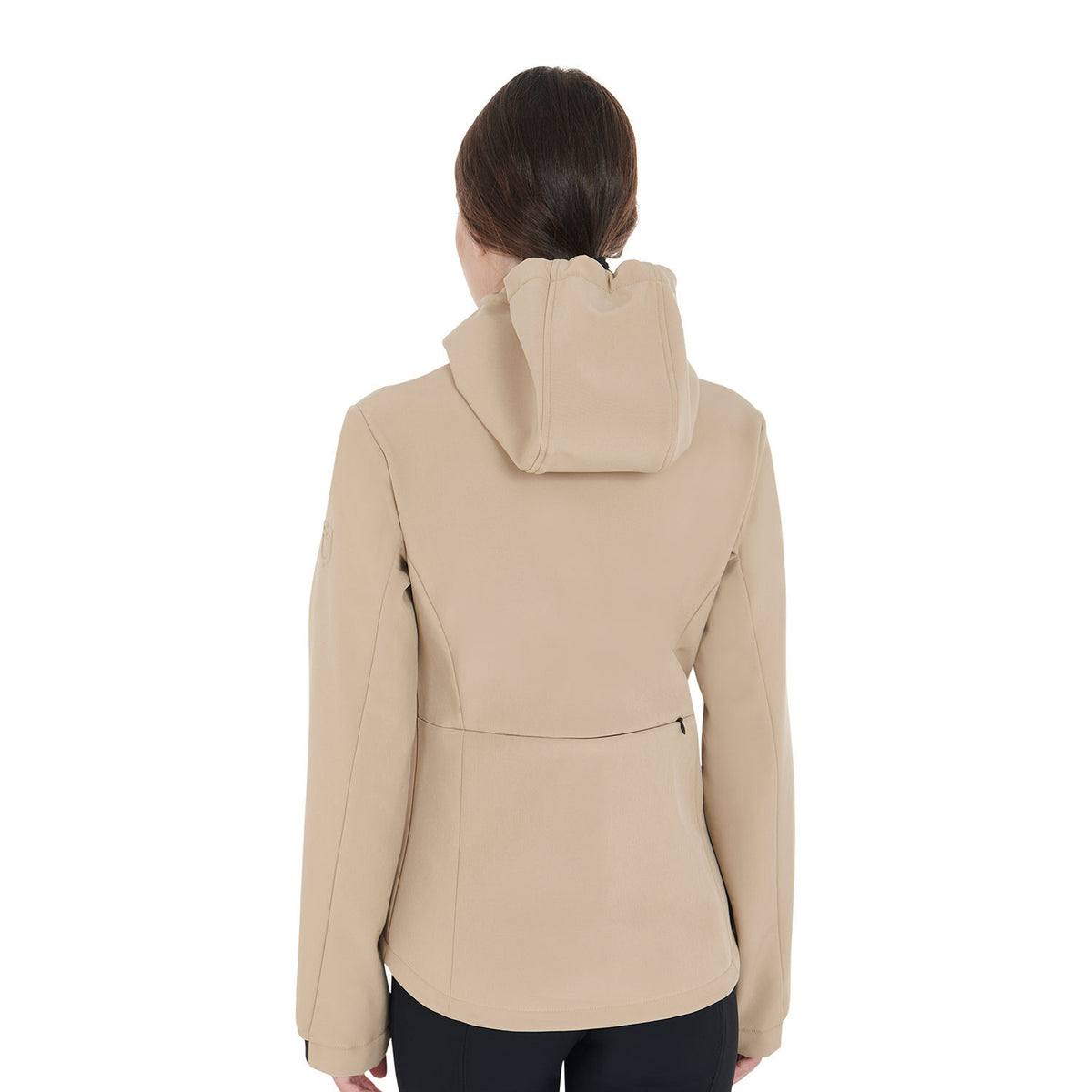 Equestro Women's slim fit softshell jacket with concealed pockets