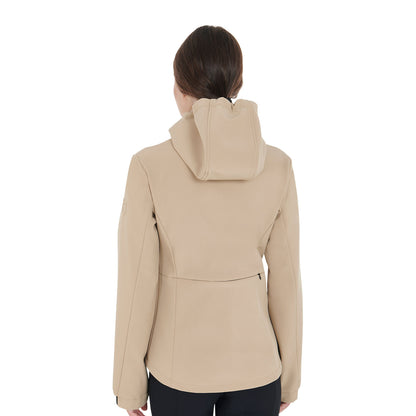 Equestro Women's slim fit softshell jacket with concealed pockets