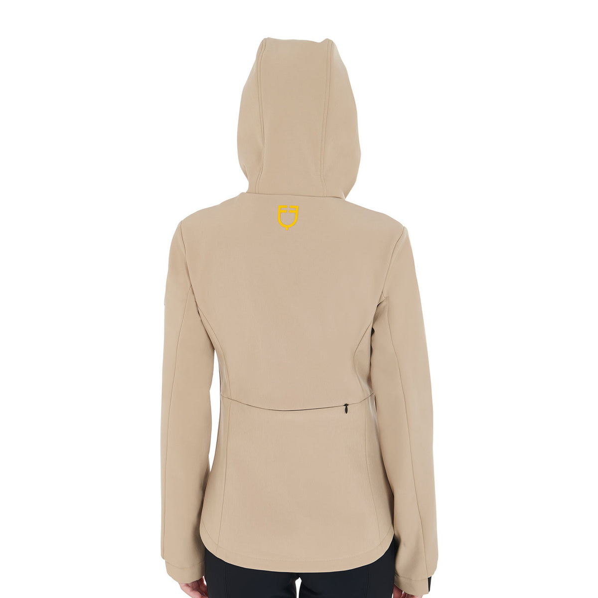 Equestro Women's slim fit softshell jacket with concealed pockets