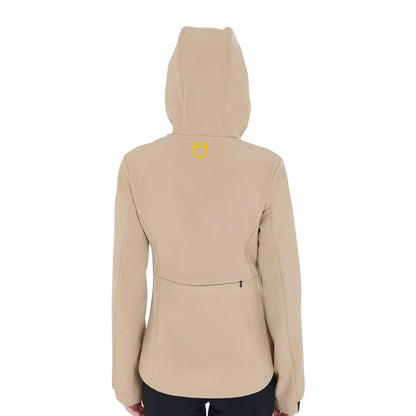Equestro Women's slim fit softshell jacket with concealed pockets