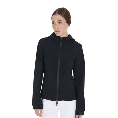 Equestro Women's slim fit softshell jacket with concealed pockets