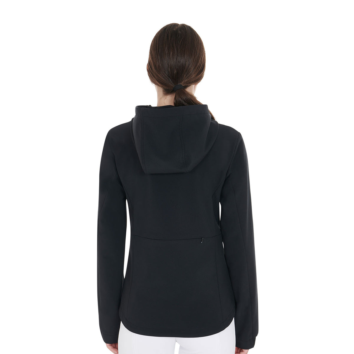 Equestro Women's slim fit softshell jacket with concealed pockets