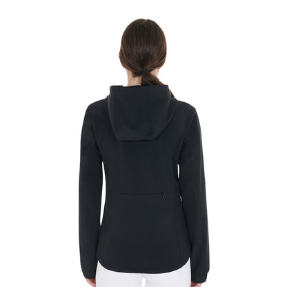 Equestro Women's slim fit softshell jacket with concealed pockets