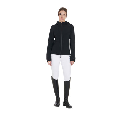 Equestro Women's slim fit softshell jacket with concealed pockets