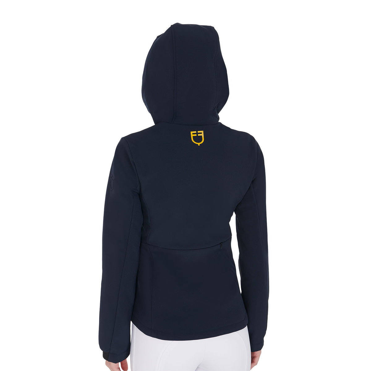Equestro Women's slim fit softshell jacket with concealed pockets