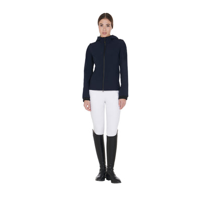 Equestro Women's slim fit softshell jacket with concealed pockets