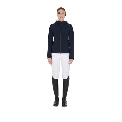 Equestro Women's slim fit softshell jacket with concealed pockets