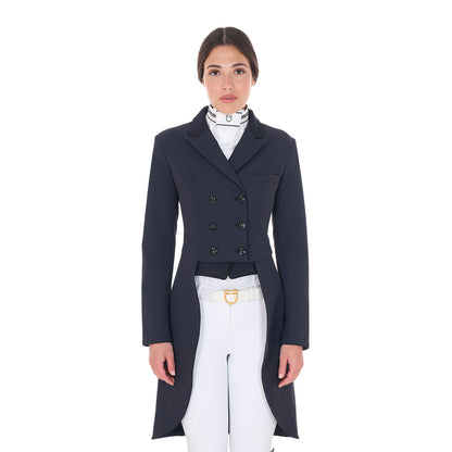 Equestro Women's competition dressage tailcoat in technical fabric
