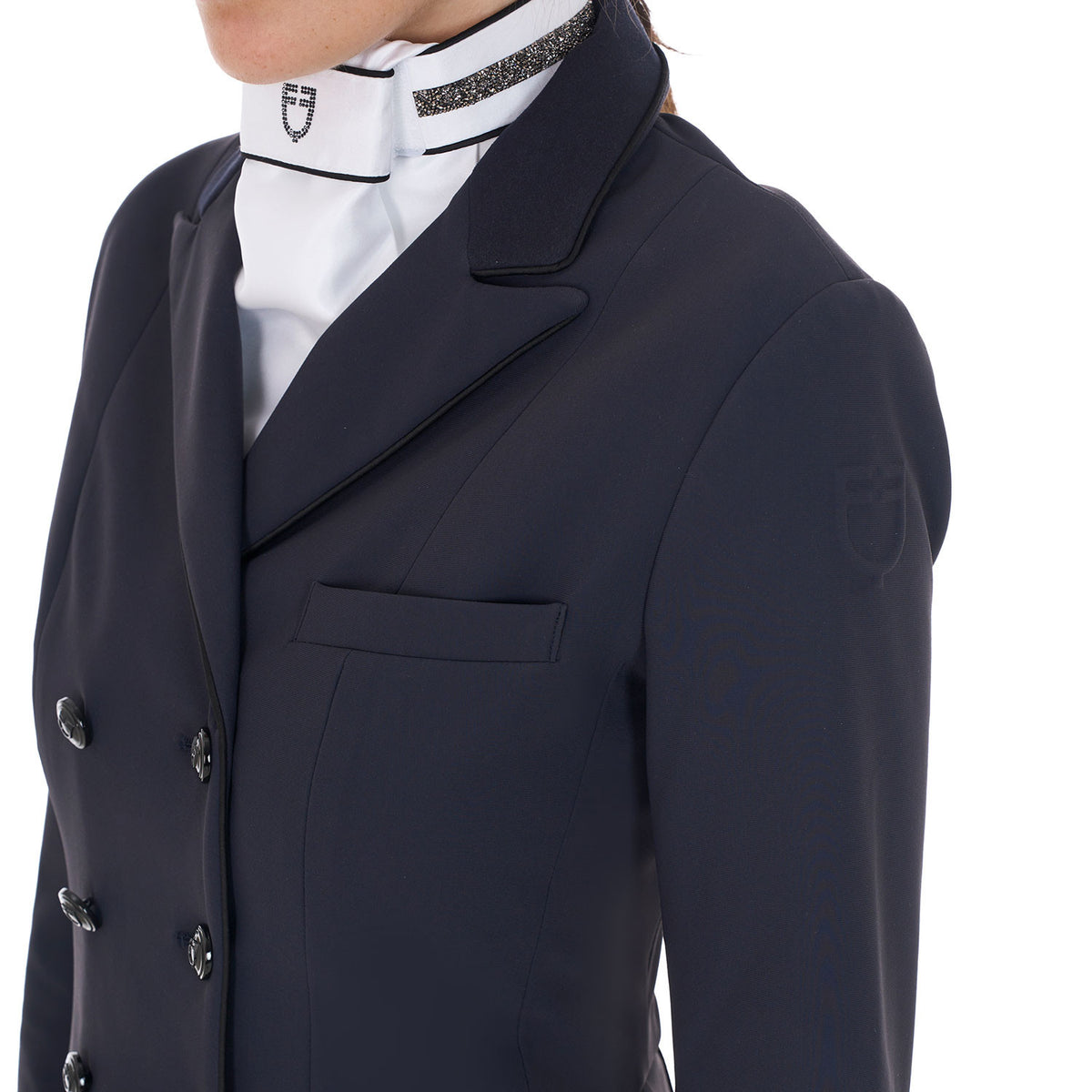 Equestro Women's competition dressage tailcoat in technical fabric