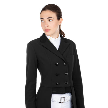 Equestro Women's competition dressage tailcoat in technical fabric