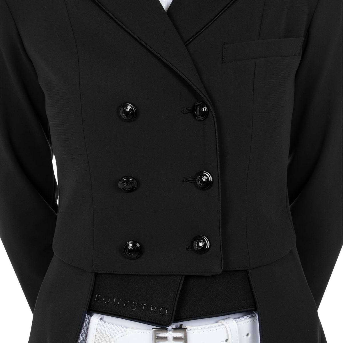 Equestro Women's competition dressage tailcoat in technical fabric