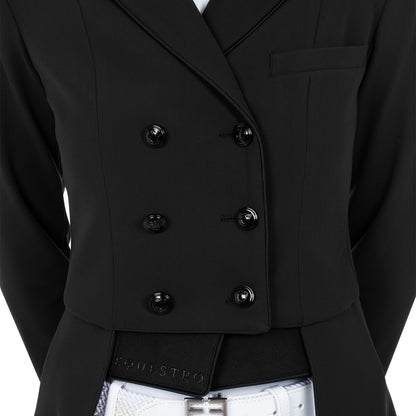 Equestro Women's competition dressage tailcoat in technical fabric