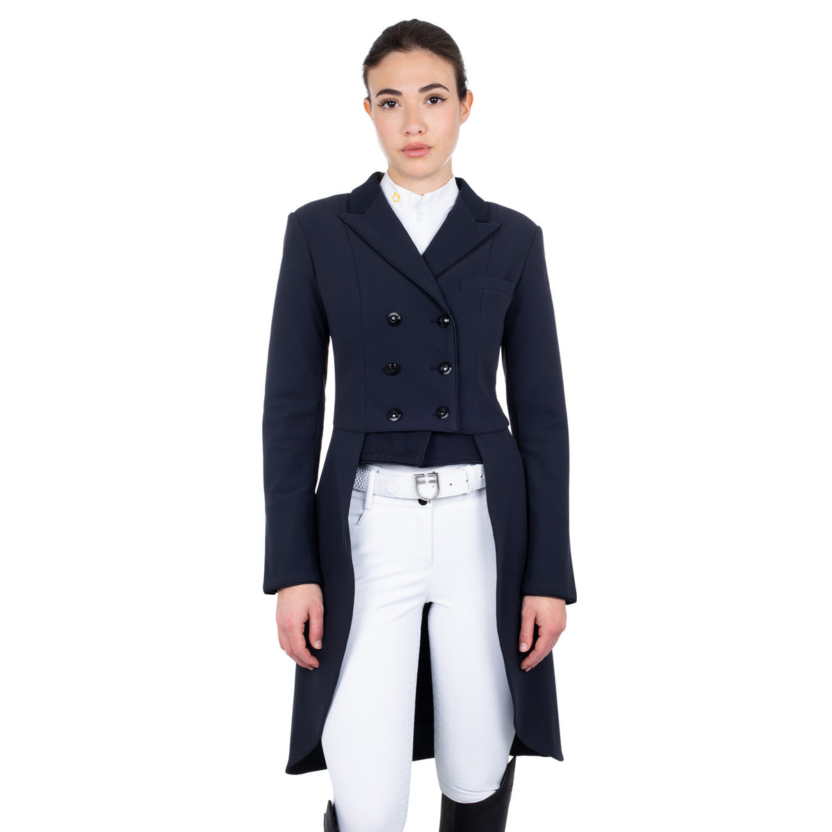 Equestro Women's competition dressage tailcoat in technical fabric