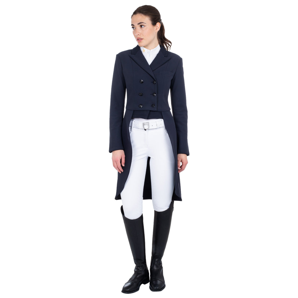 Equestro Women's competition dressage tailcoat in technical fabric