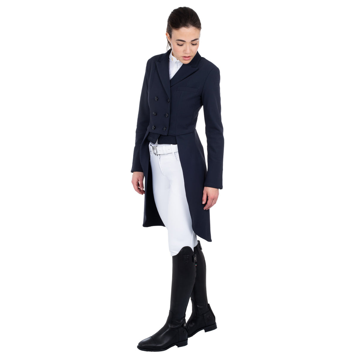 Equestro Women's competition dressage tailcoat in technical fabric