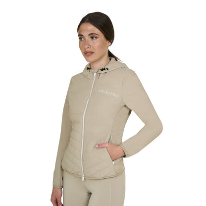 Equestro Women's down jacket in technical blend