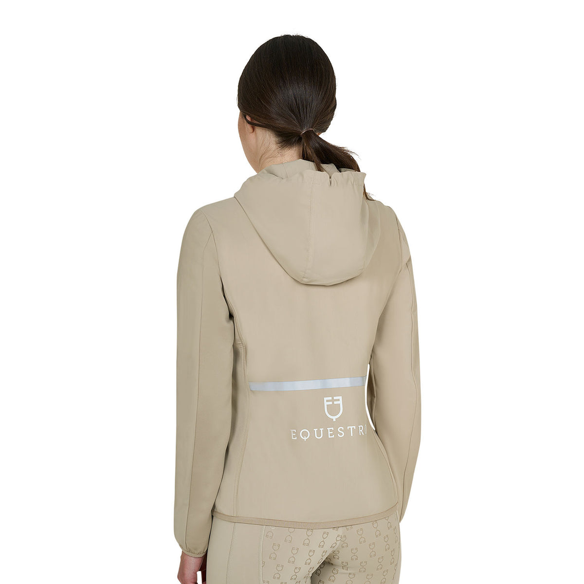 Equestro Women's down jacket in technical blend