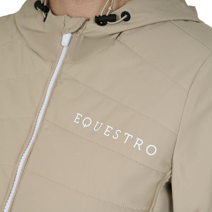 Equestro Women's down jacket in technical blend