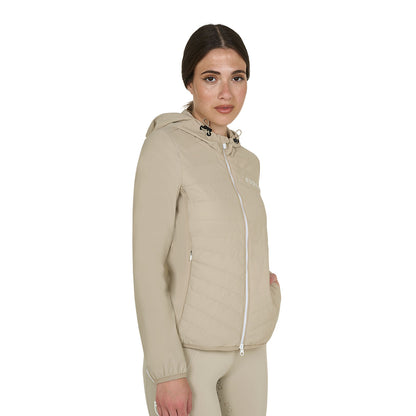 Equestro Women's down jacket in technical blend