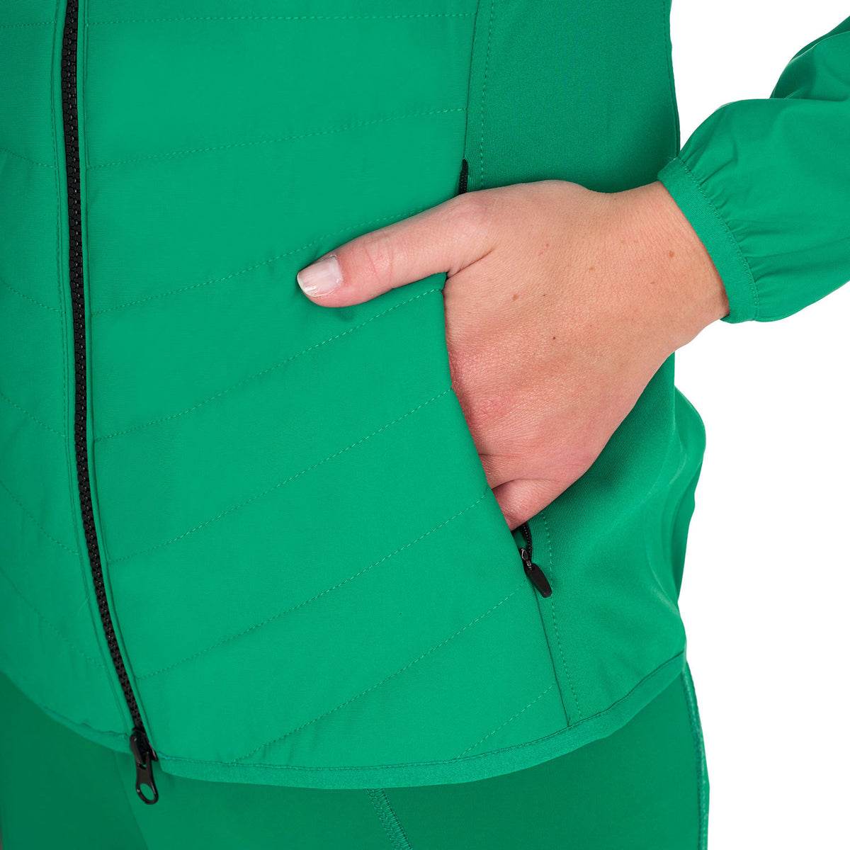 Equestro Women's down jacket in technical blend